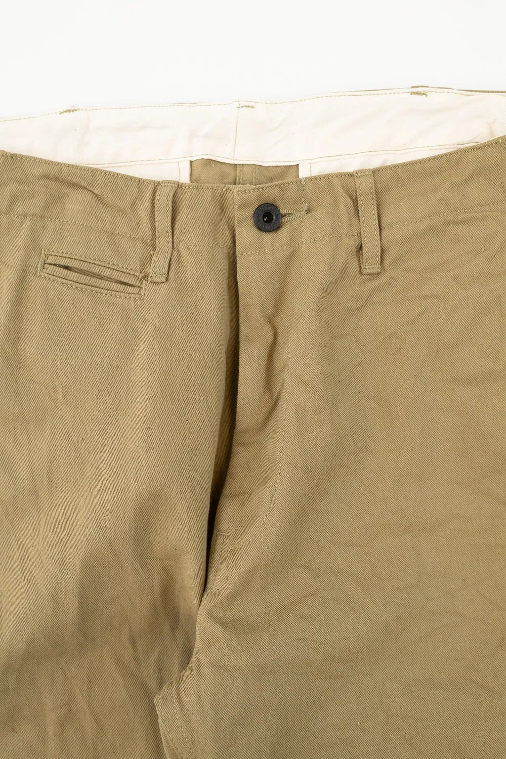 777-BRD - "British Drill" Selvedge Trousers - Wide Fit