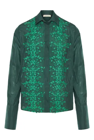 Affair Embroidered Shirt Green