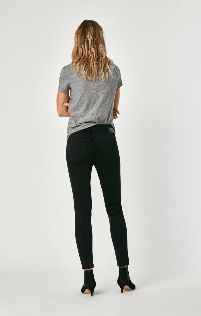 ALISSA SUPER SKINNY IN BLACK BRUSHED SUPERSOFT