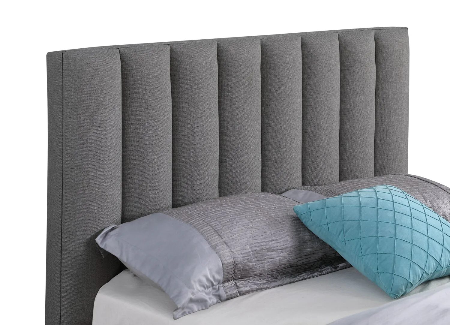 Cresbard Upholstered Full Platform Bed - Grey