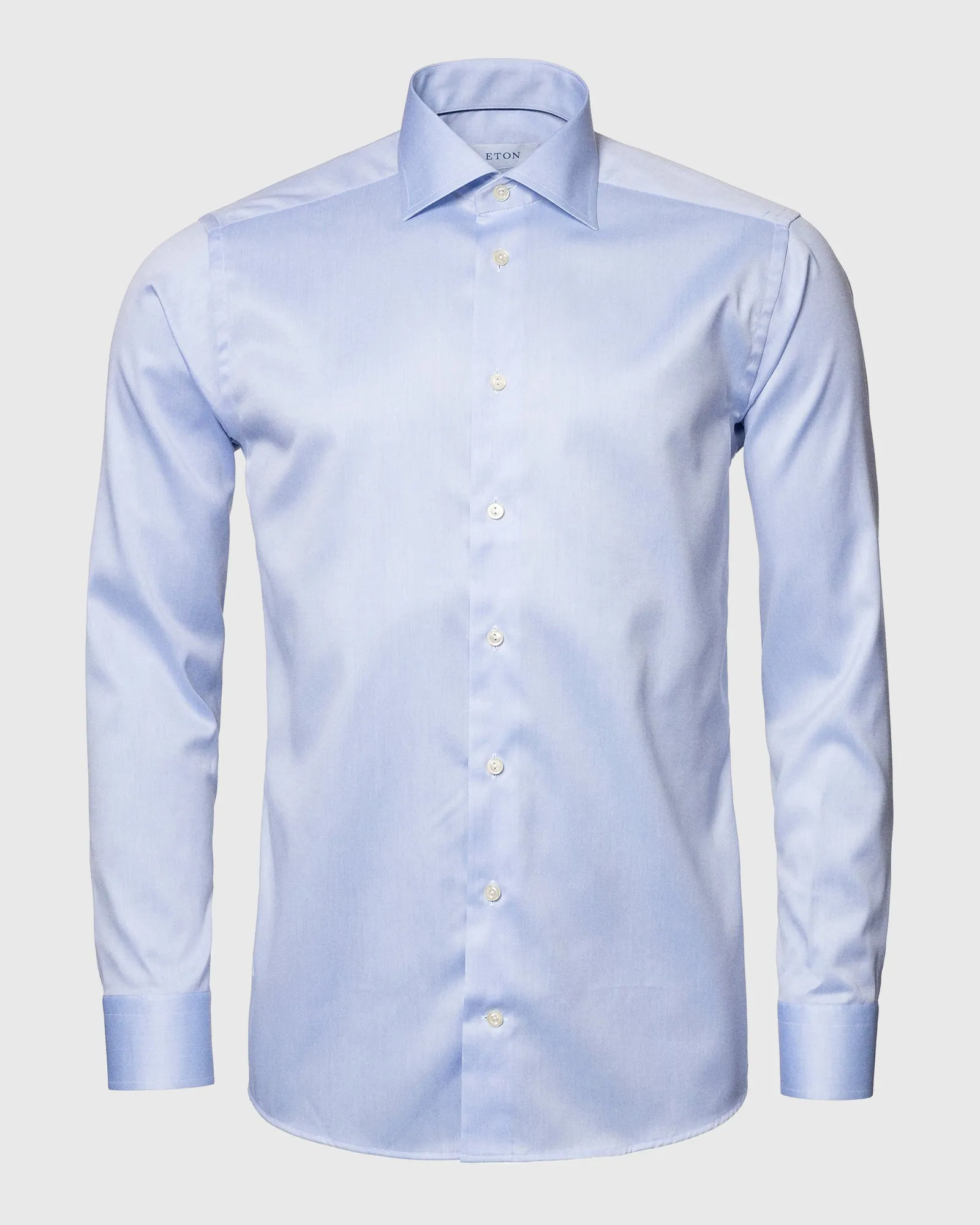 ETON 10001234121 BLUE SIGNATURE TWILL SUPER-SLIM SC SHIRT