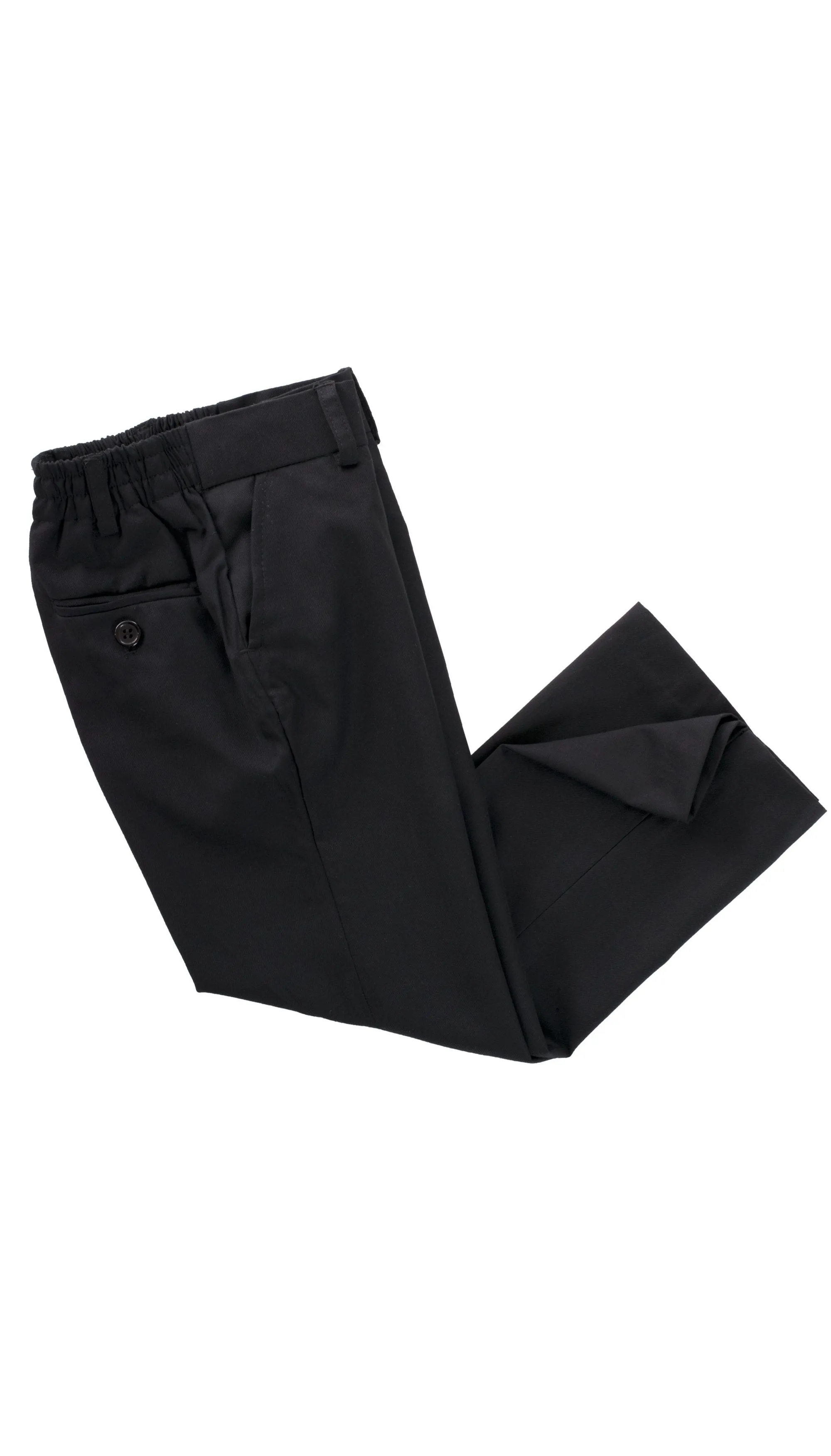 Ezra Black Regular Fit Boys Dress Pants