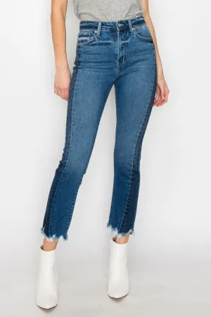 Faith Plus High Rise Slim Straight Jeans