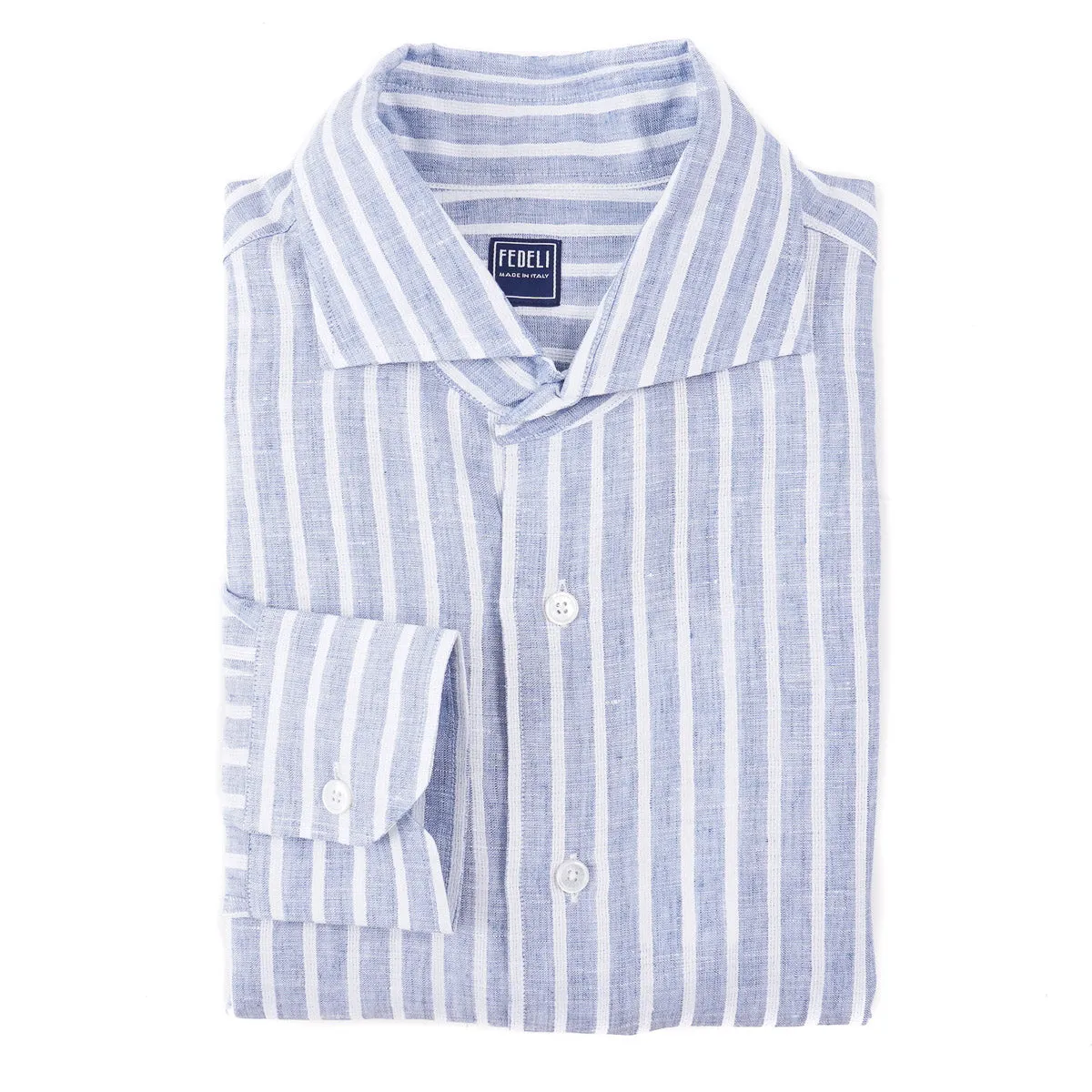 Fedeli 'Roby' Slim-Fit Linen Shirt