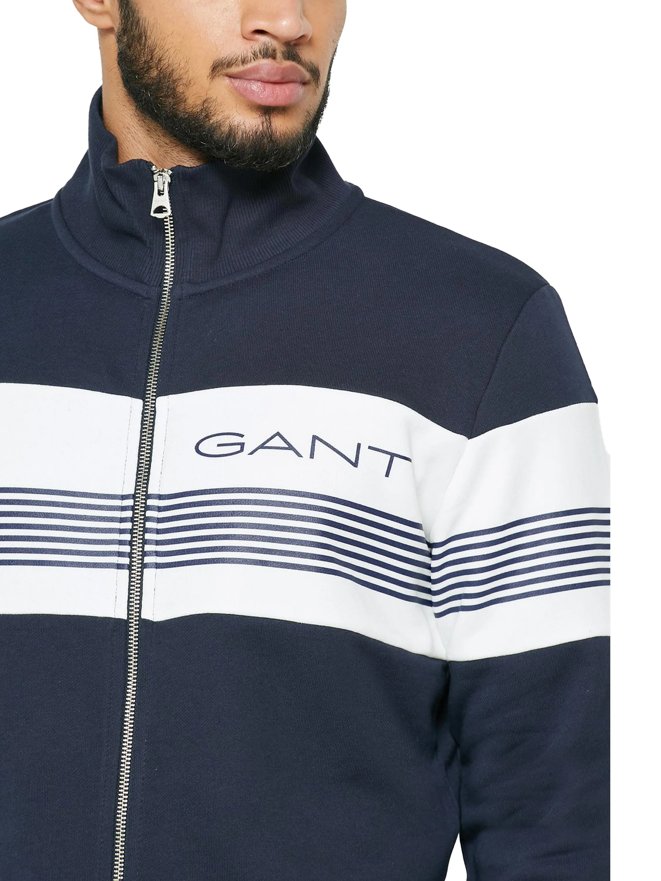 Gant | Mens Zip Through Sweatshirt