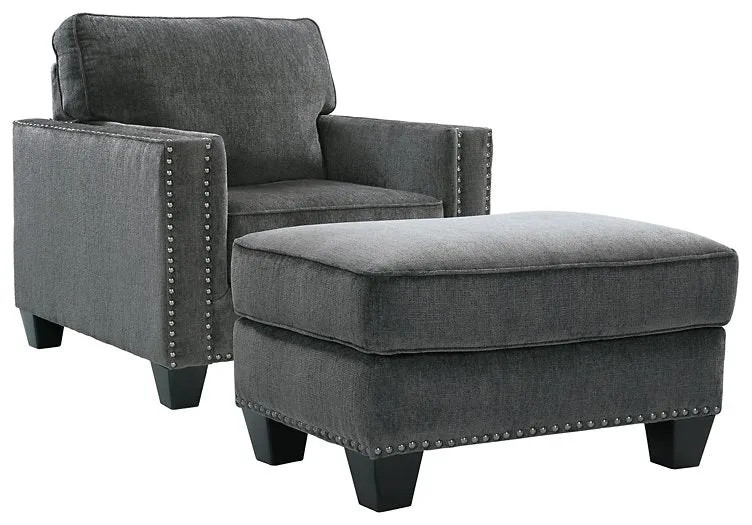 Gavril Chair & Ottoman Set