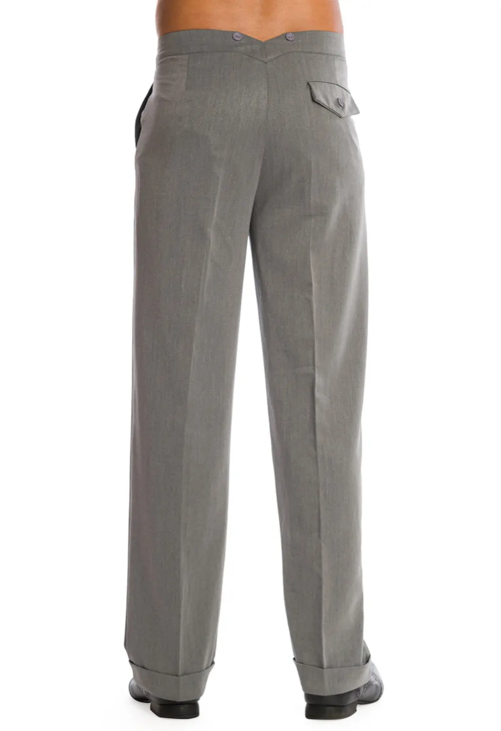 Get In Line Trousers In Grey by Banned  