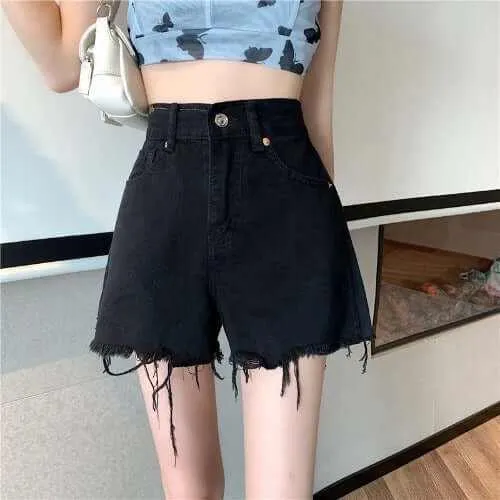 Glow Chic's Denim Shorts with High Waist