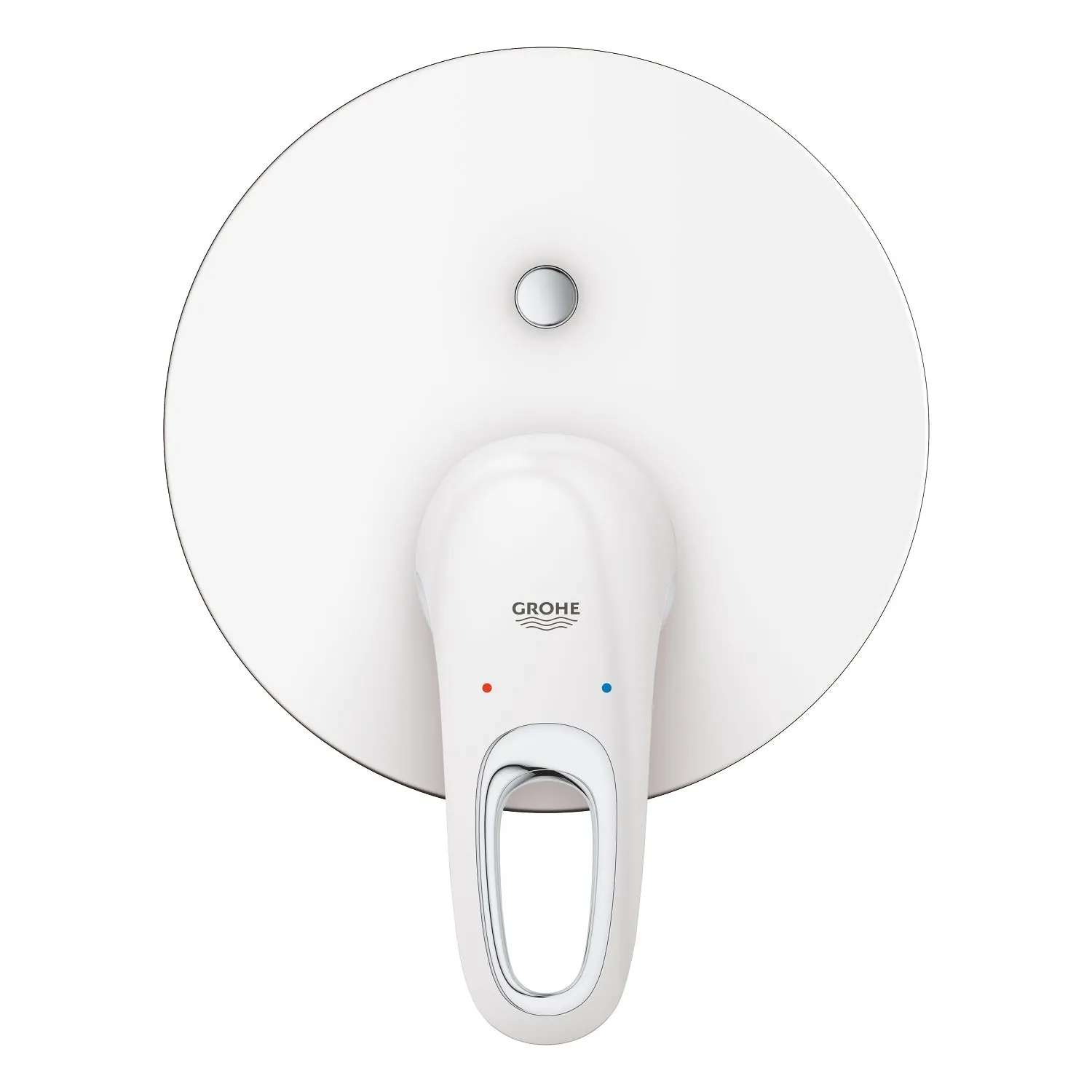 Grohe Moon White Eurostyle Single-lever mixer with 2-way diverter