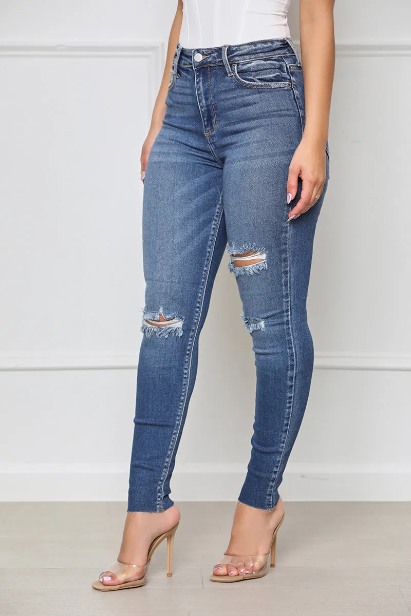 Hangin' Tight High Rise Skinny Jeans- FINAL SALE