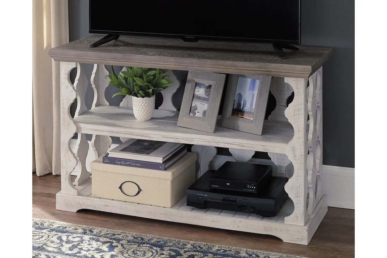 Havalance Gray/White Sofa/Console Table