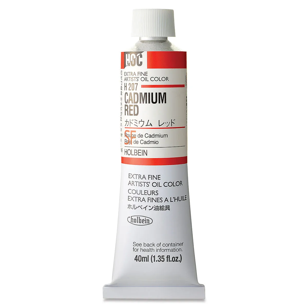 Holbein Artists Oil Colors Cadmium Red 40Ml