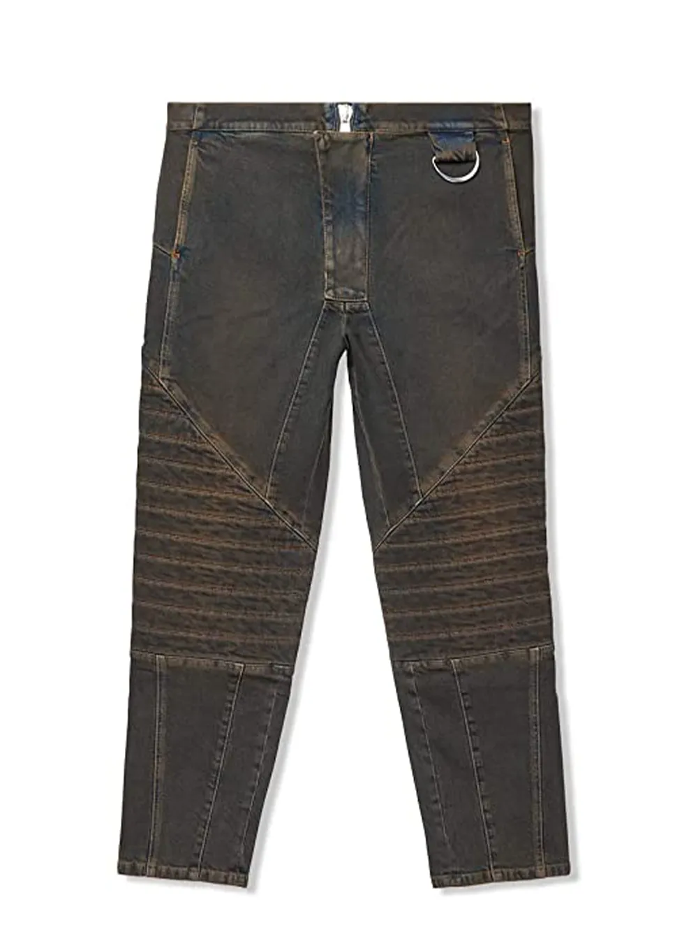 Knee Pad Dirty Blue Denim Pant