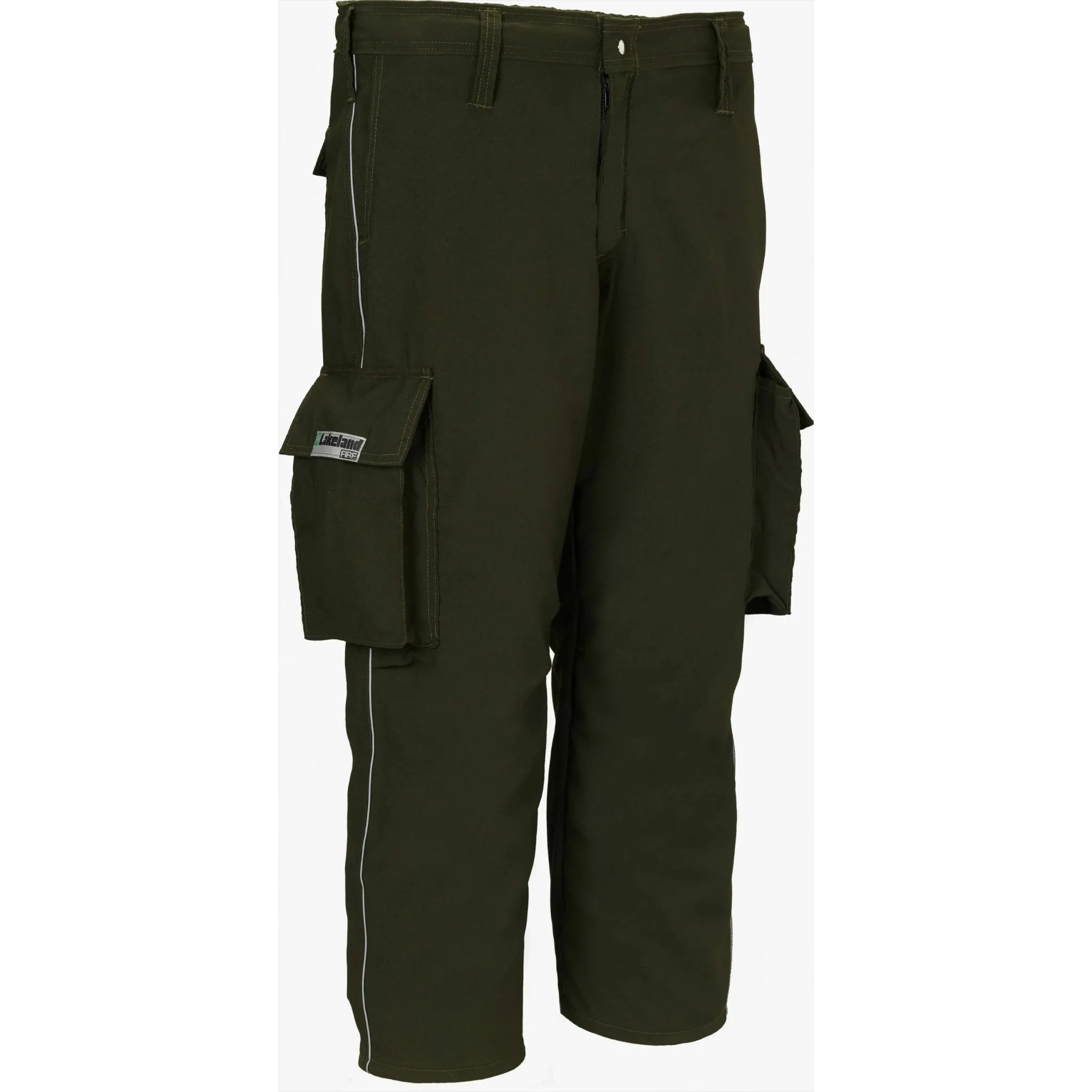 Lakeland WLPTI19-3X34 MTS Indura Cotton Wildland Fire Pant, Spruce Green, 34" Inseam, 3X-Large, 1 Each