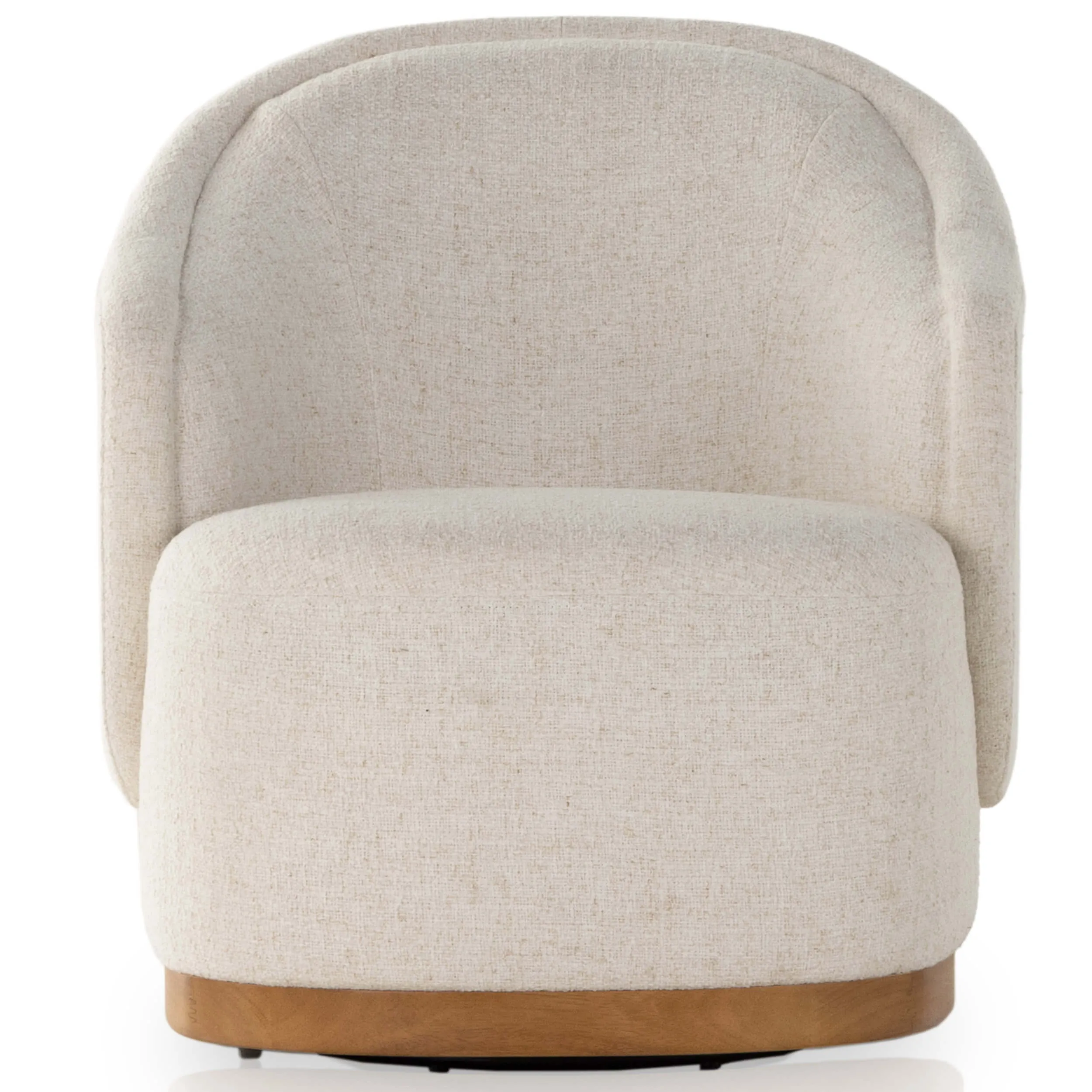 Martine Swivel Chair, Omari Natural