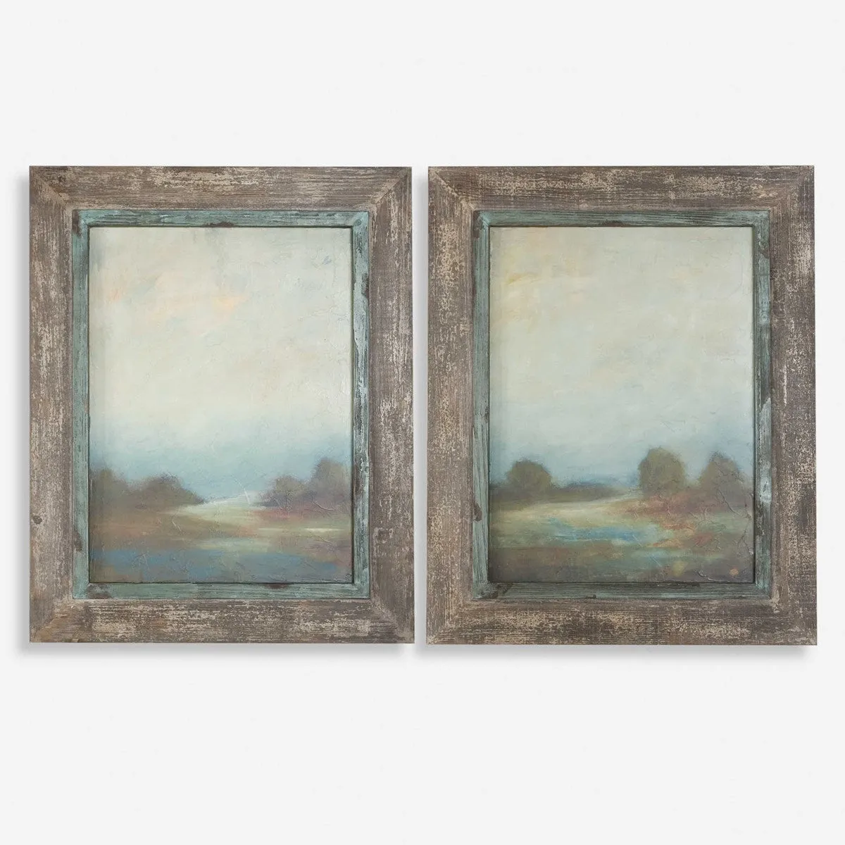 Morning Vistas Framed Art, Set of 2