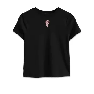 PINK LOGO SLIM FIT TOP