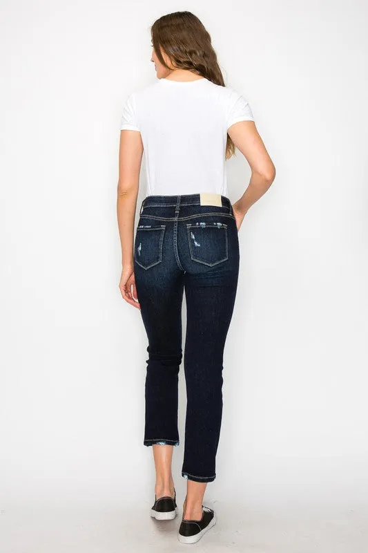 Plus Caroline High Rise Skinny Straight Jeans