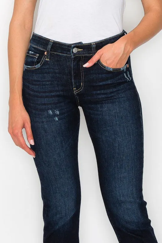 Plus Caroline High Rise Skinny Straight Jeans