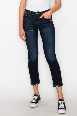 Plus Caroline High Rise Skinny Straight Jeans