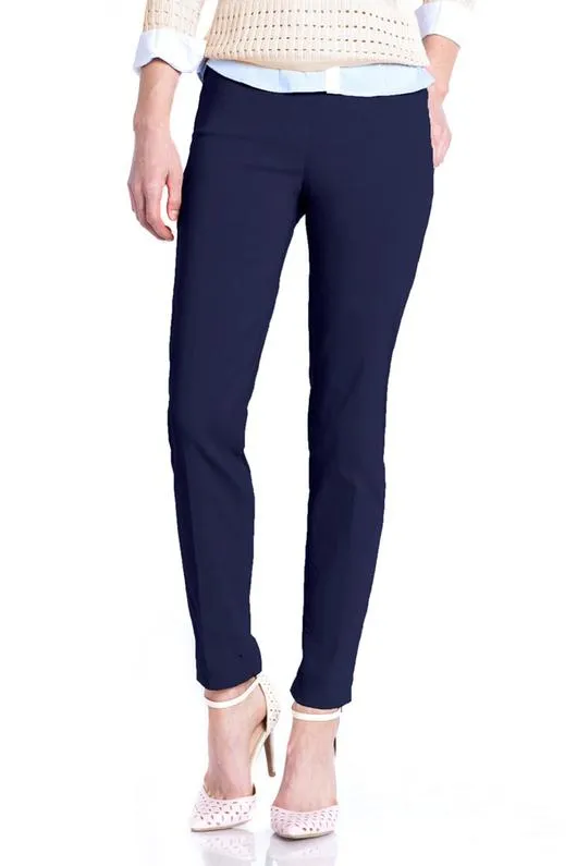 Pull-On Midnight Blue Ankle Pants