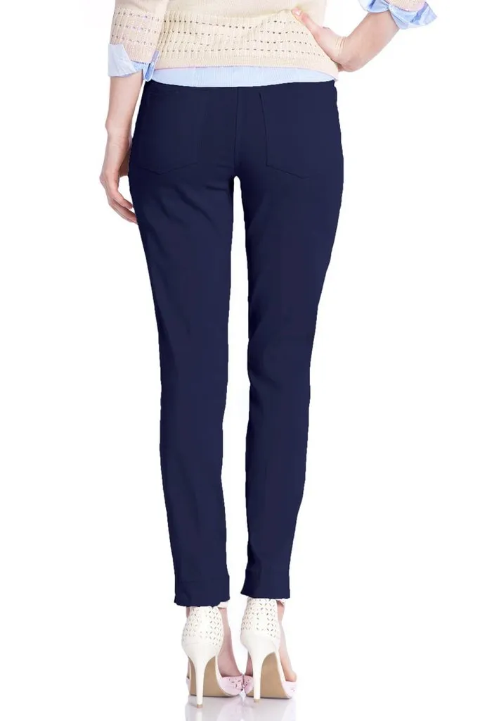 Pull-On Midnight Blue Ankle Pants