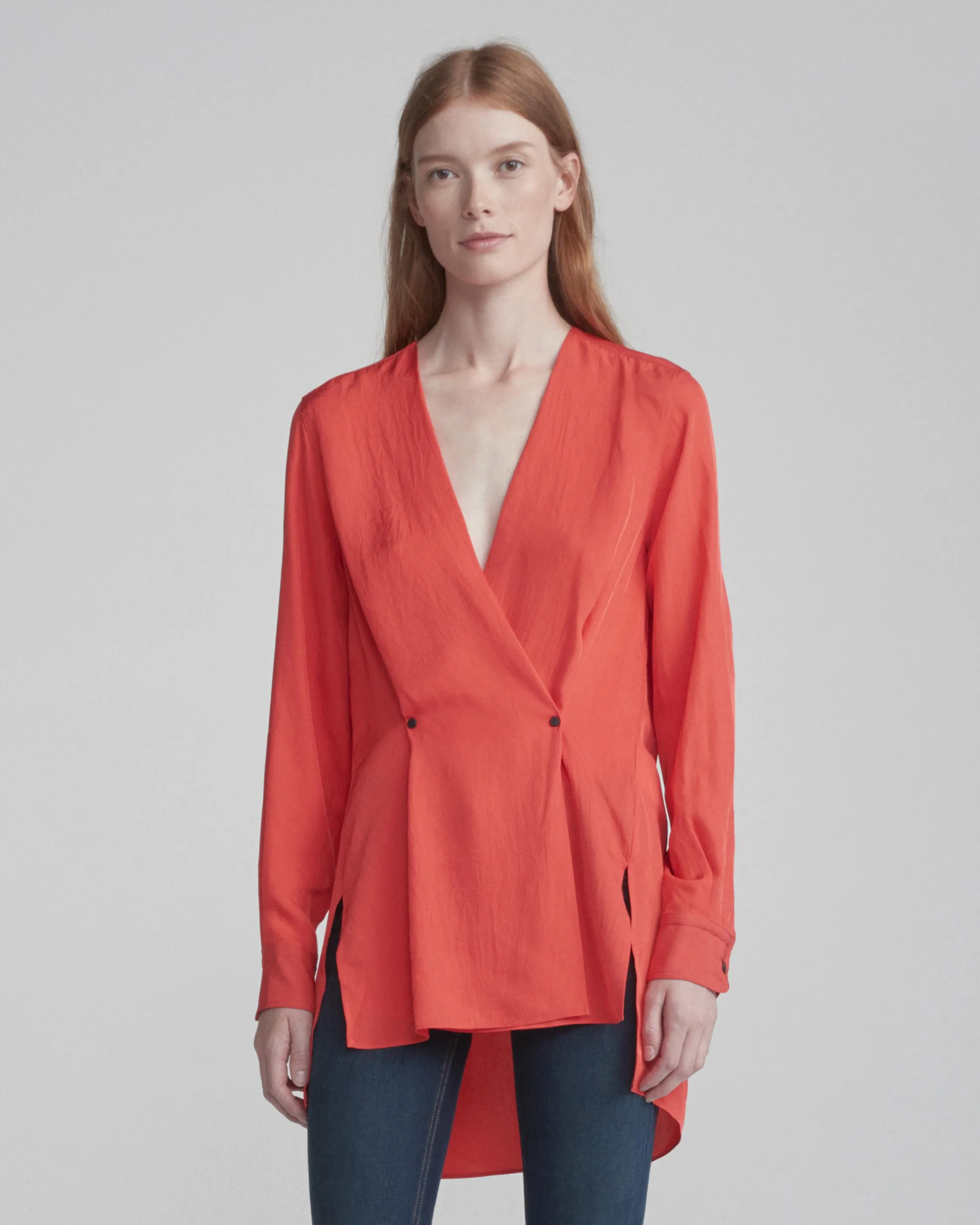 Rag & Bone Collection - Debbie Top Red