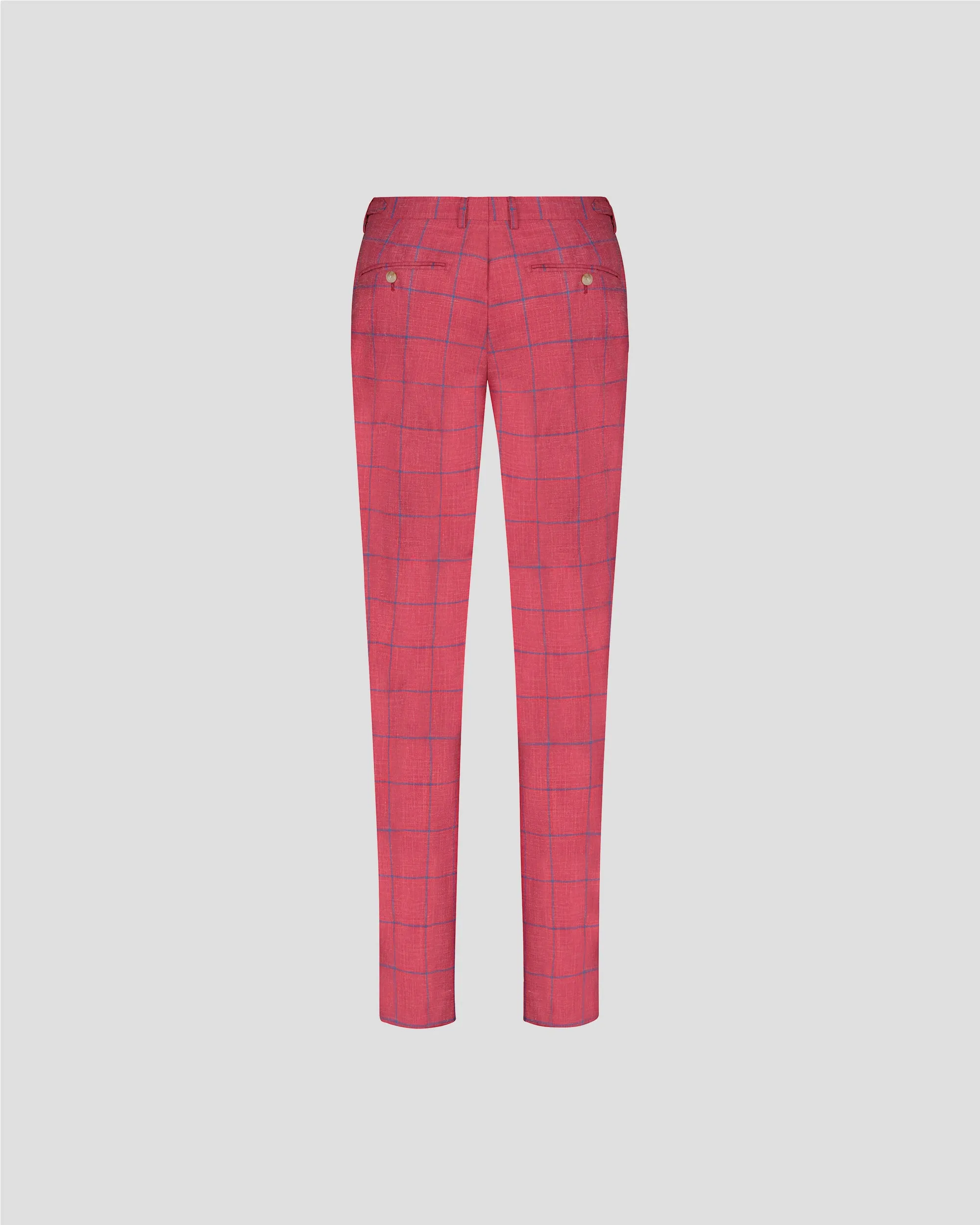 SG Dress Trouser - Salmon Plaid