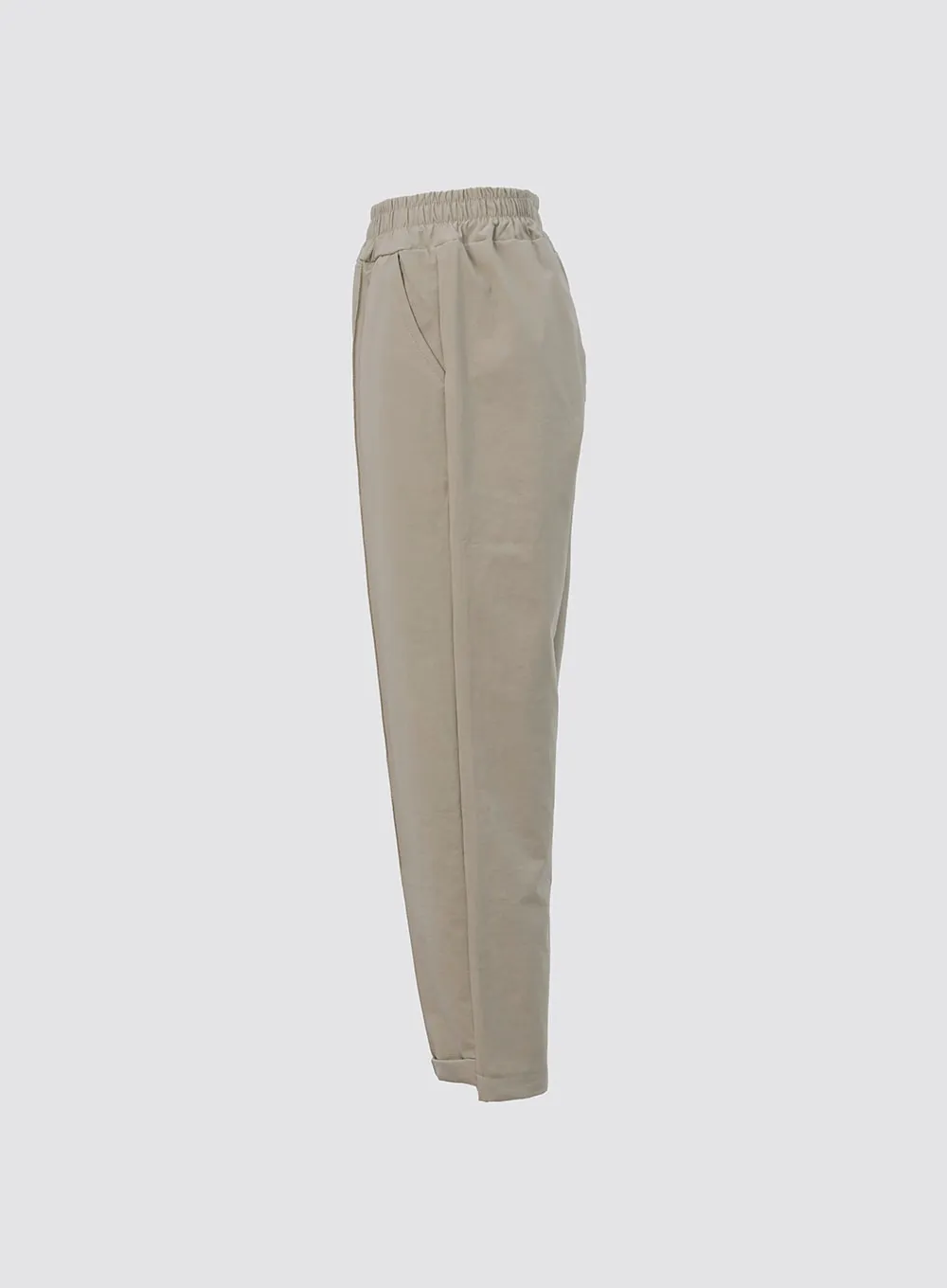 Slim Fit Banded Pants IO312