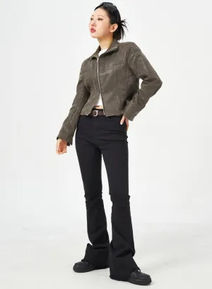 Slim Fit Bootcut Pants CM321