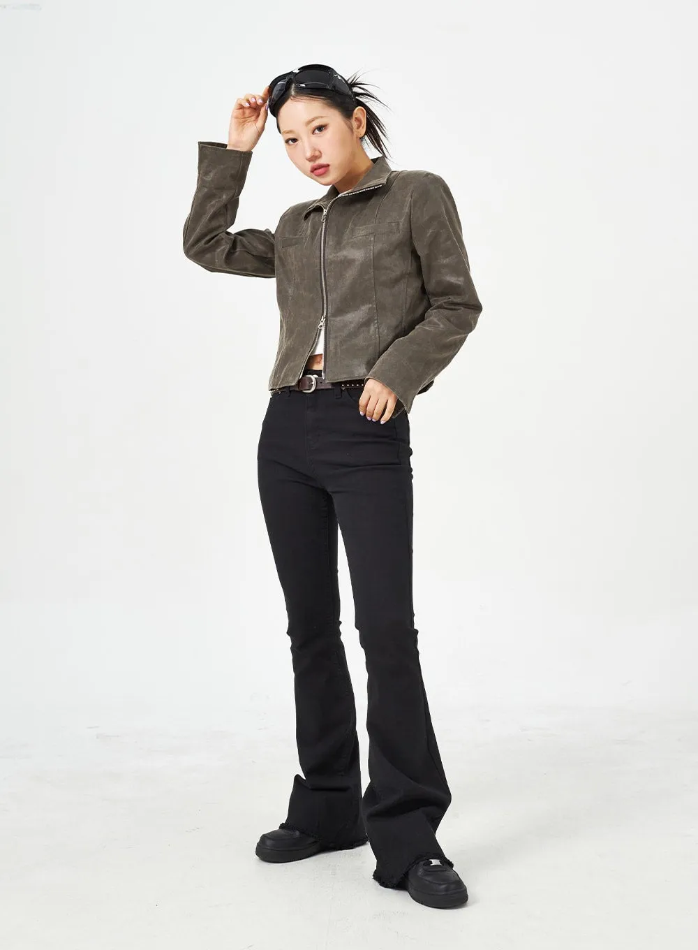 Slim Fit Bootcut Pants CM321