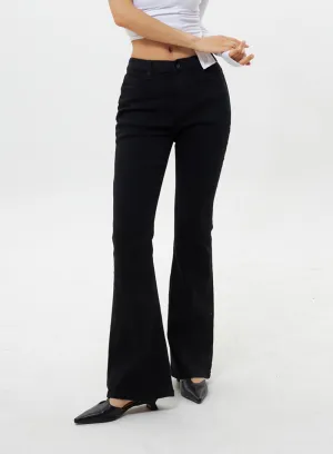 Slim Fit Bootcut Pants IY311