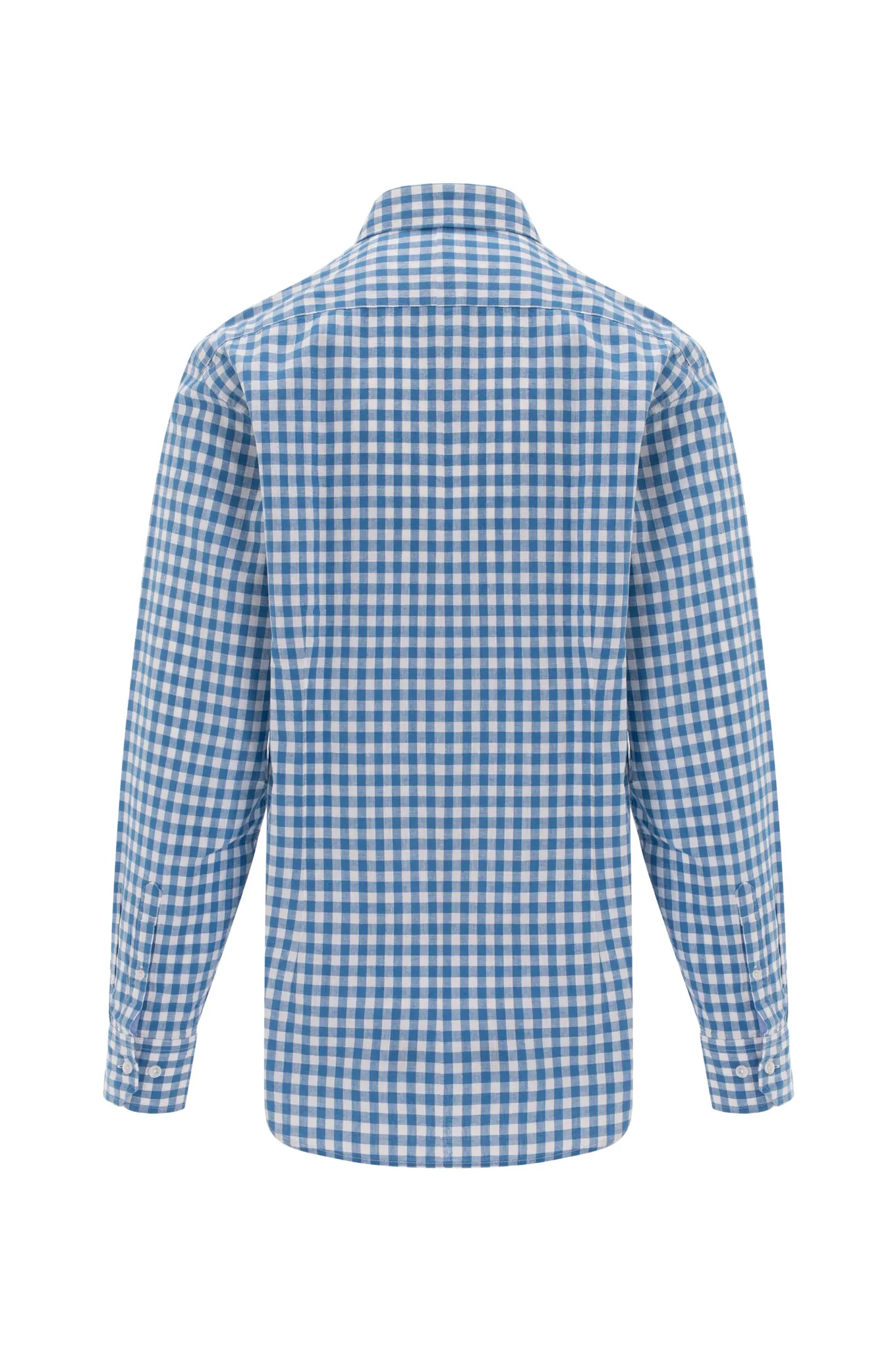 Slim fit checks linen edition shirt