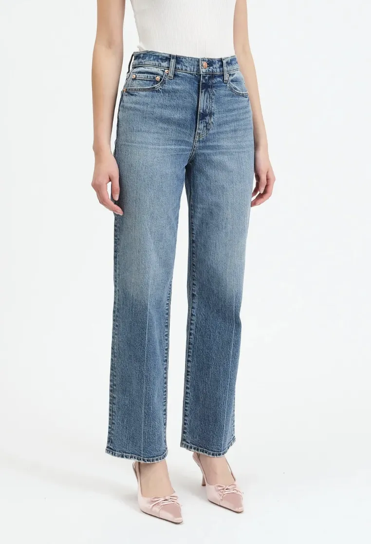 The Sundaze High Rise Vintage Straight Denim by Daze Denim - Brooklyn