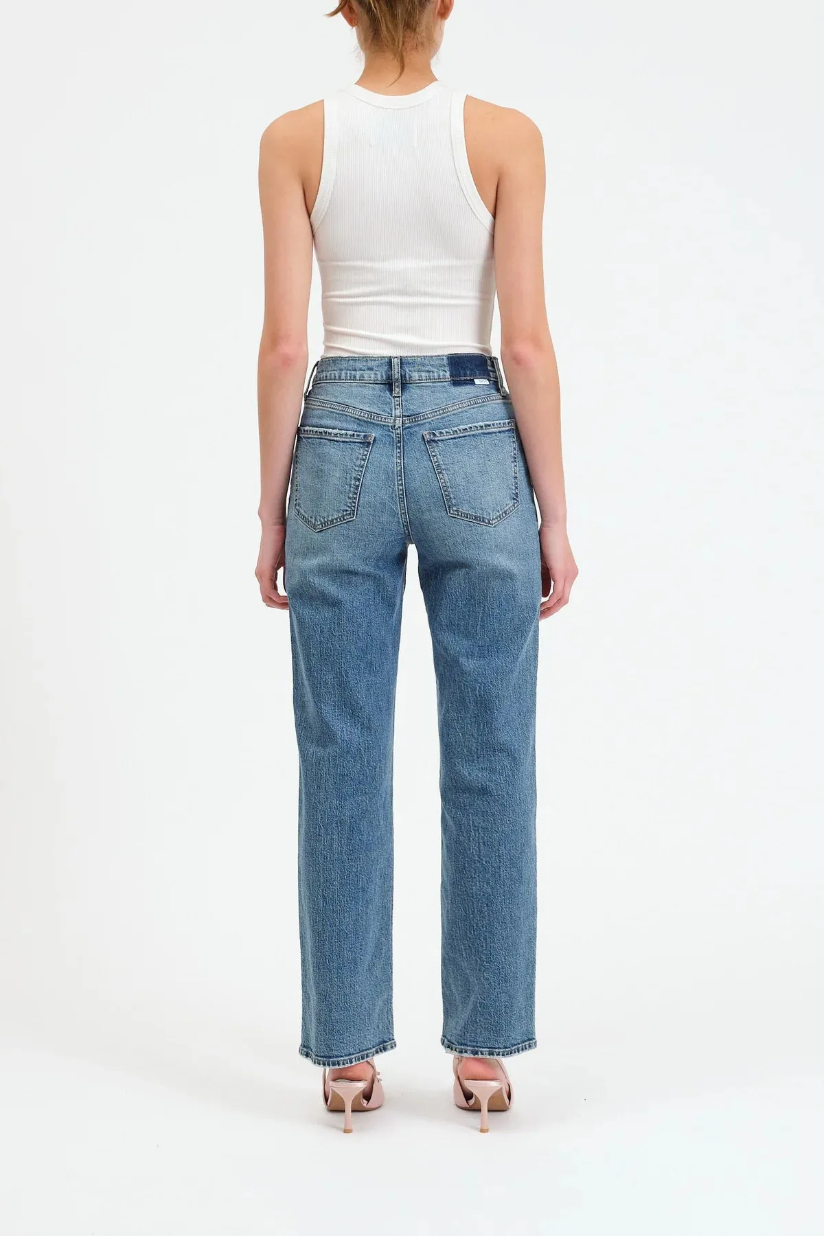 The Sundaze High Rise Vintage Straight Denim by Daze Denim - Brooklyn