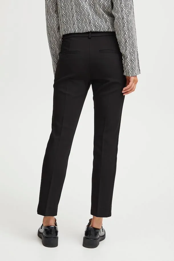 The Tessa Vita Slim Leg Trouser - Black