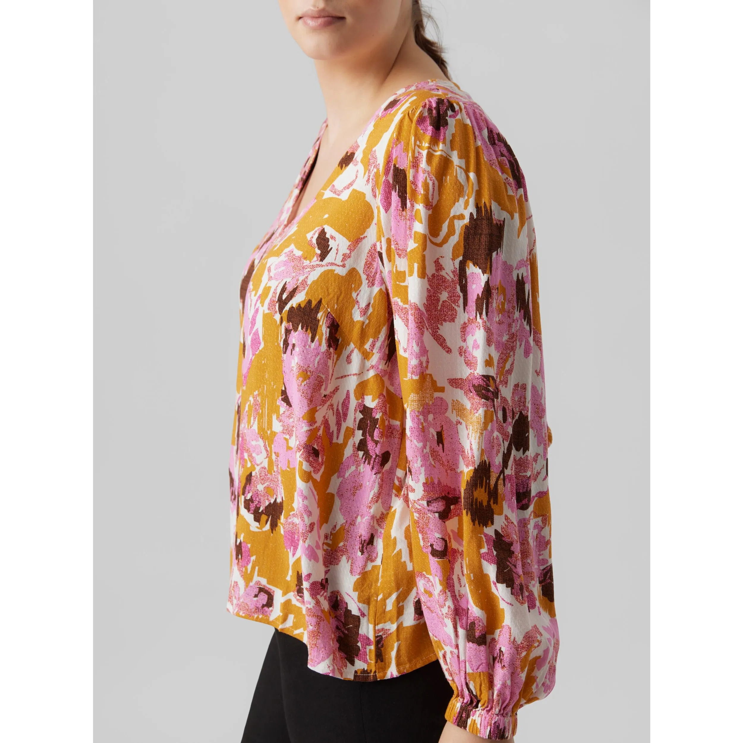 Vero Moda Curve Lis Printed Top