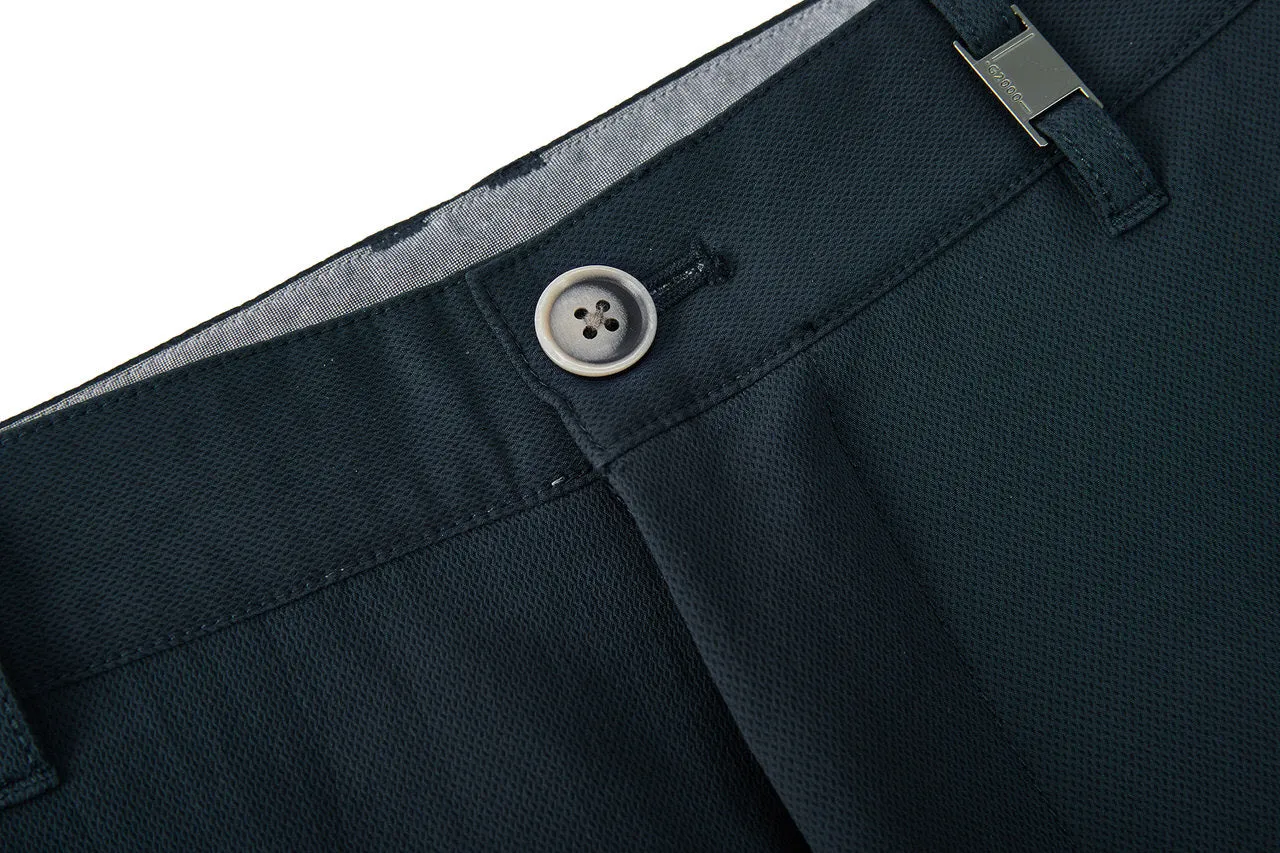 Water-Repellent Crinkle Effect Casual Pants in Extra Slim Fit