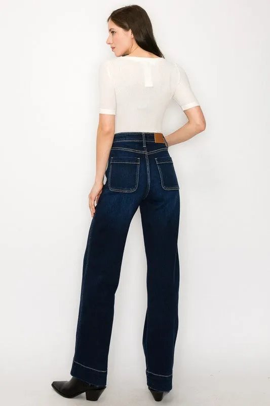 Ximena High Rise Modern Wide Jeans